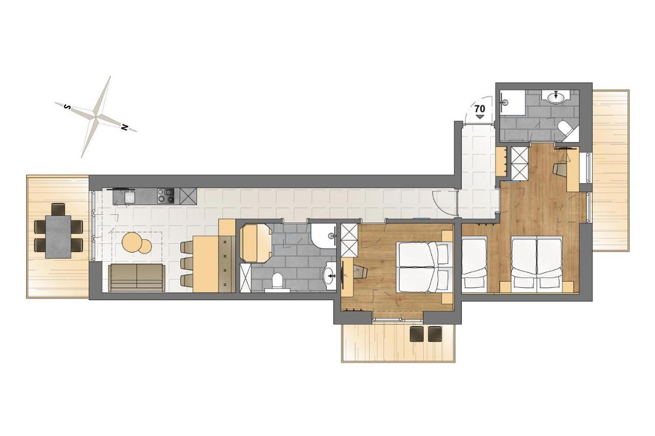 Apart-Hotel Alpinsonnenresidenz Fiss Exterior photo